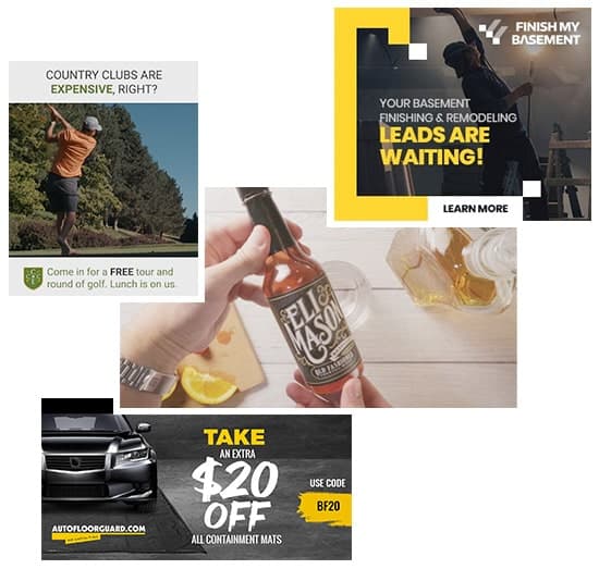 Social ad examples