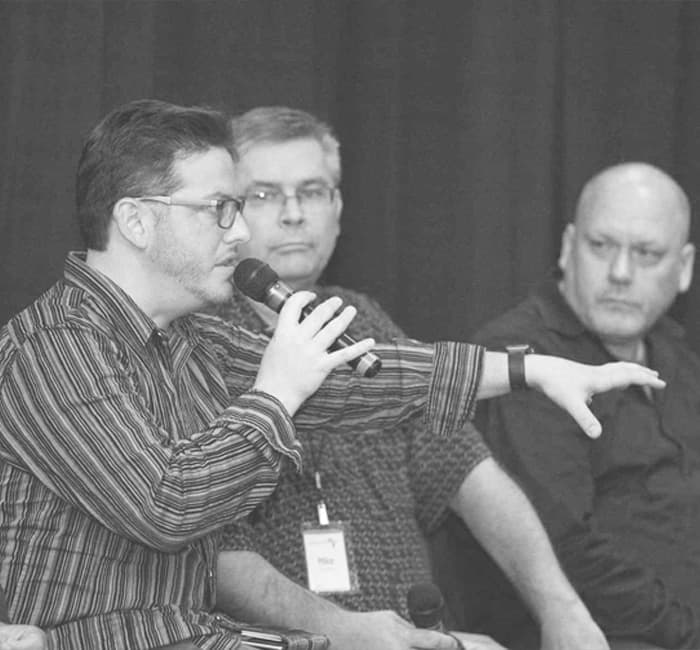 Dave Conklin speaking at a conference