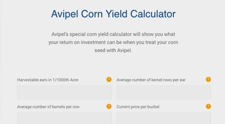 Corn Yield Calculator
