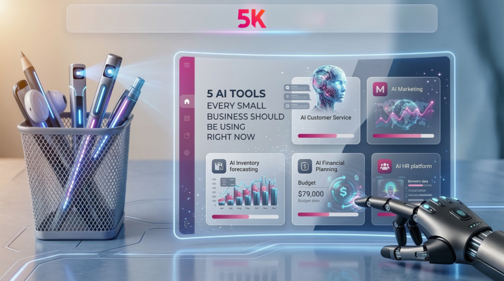 5 AI Tools Every Small Business Should Be Using Right Now