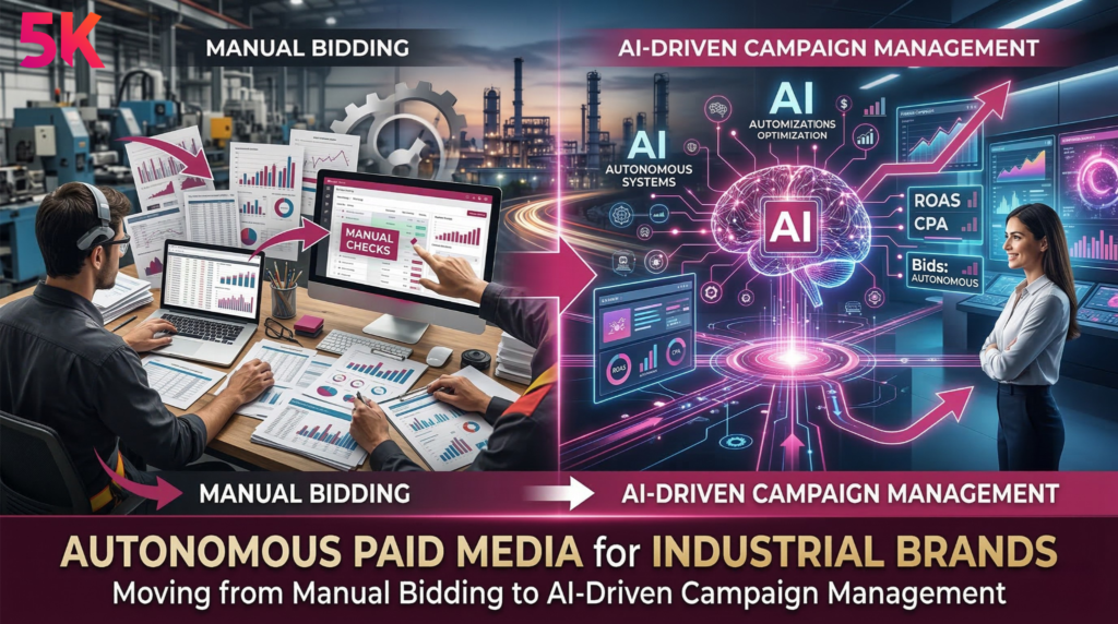 Autonomous Paid Media for Industrial Brands: Moving from Manual Bidding to AI-Driven Campaign Management