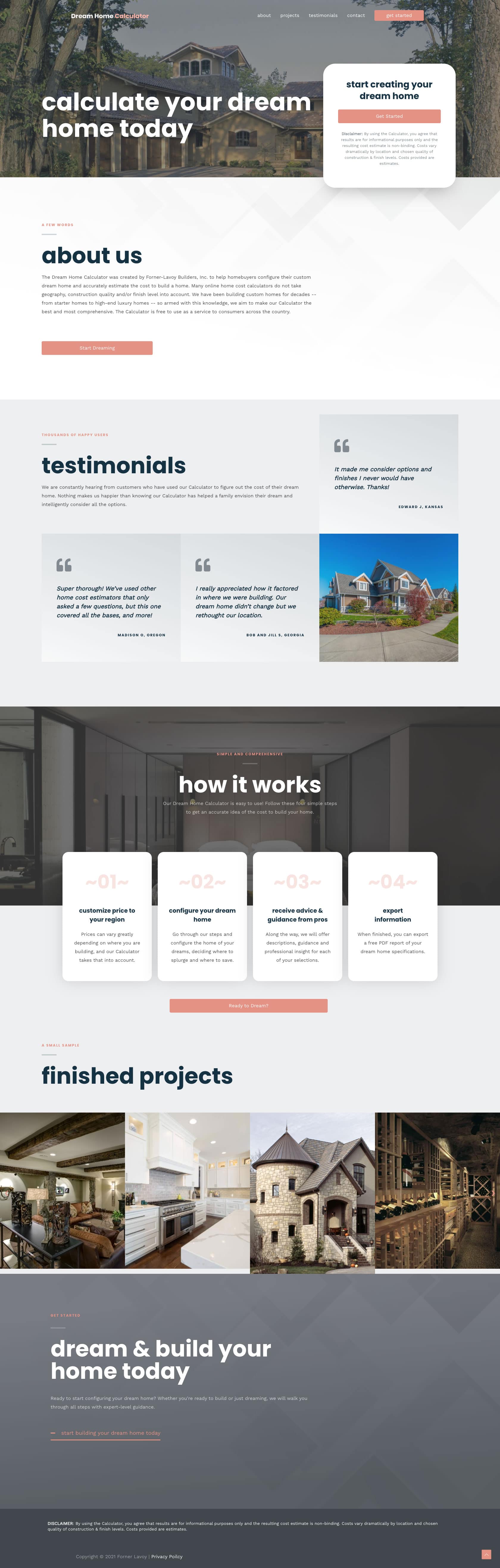 Dream Home Calculator Full Page