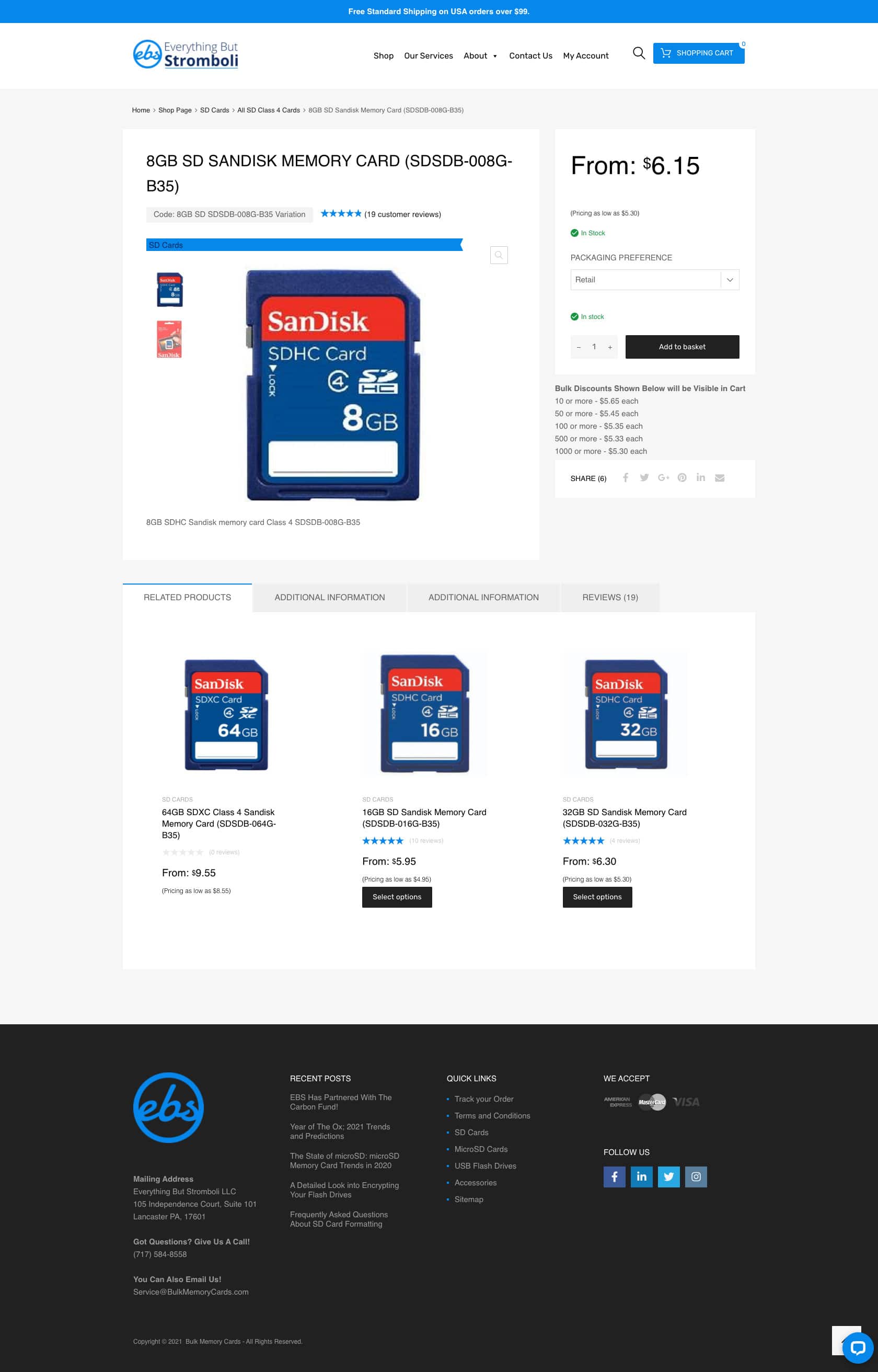Bulkmemorycards.com product page