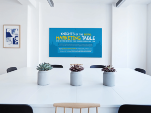 Knights of the Digital Marketing Table Mock Up
