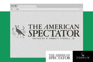 American Spectator Conklin Media Graphic