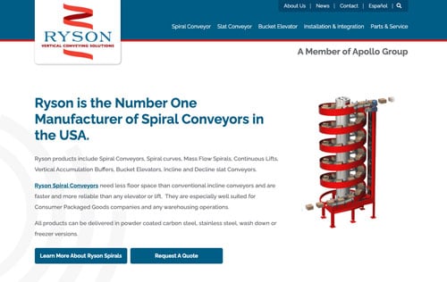Ryson Website Screenshot