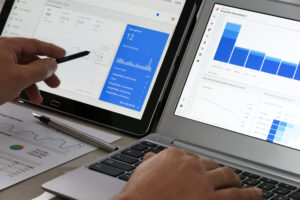 person performing technical seo audit