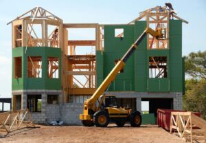 A residential construction company working on project from an inbound marketing lead